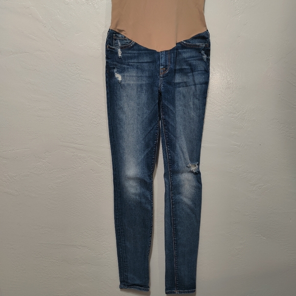 7 For All Mankind Denim - 7 For All Man Kind Maternity Secret Fit Belly Skinny Denim Jeans